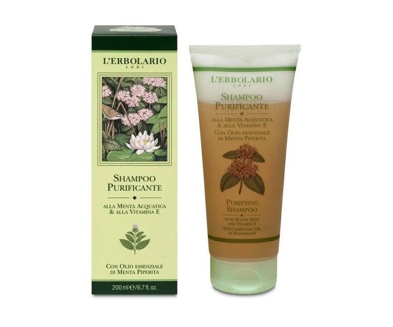 Champú purificante menta 200 ml L'Erbolario
