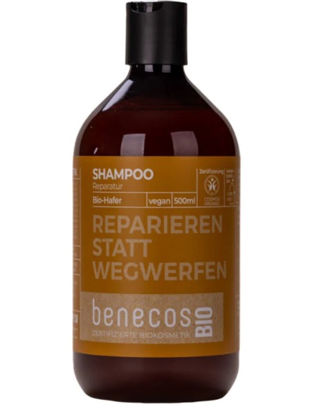 Champú reparador avena bio vegano 500 ml Benecos