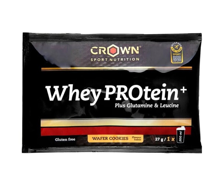 Whey protein + wafer cookies monodosis 27 gr Crown Sport Nutrition