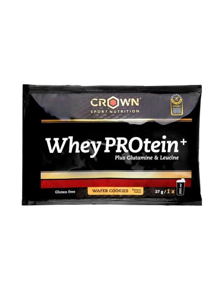 Whey protein + wafer cookies monodosis 27 gr Crown Sport Nutrition