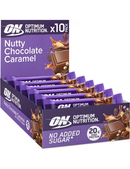 On nutty chocolate caramel bar 10 cap - 70 gr Optimum Nutrition
