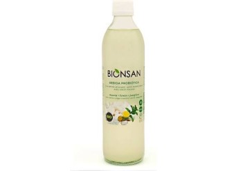 Kefir de agua sabor menta limón jengibre bio