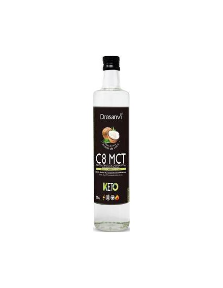 Aceite mct c8 puro coco keto 500 ml Drasanvi