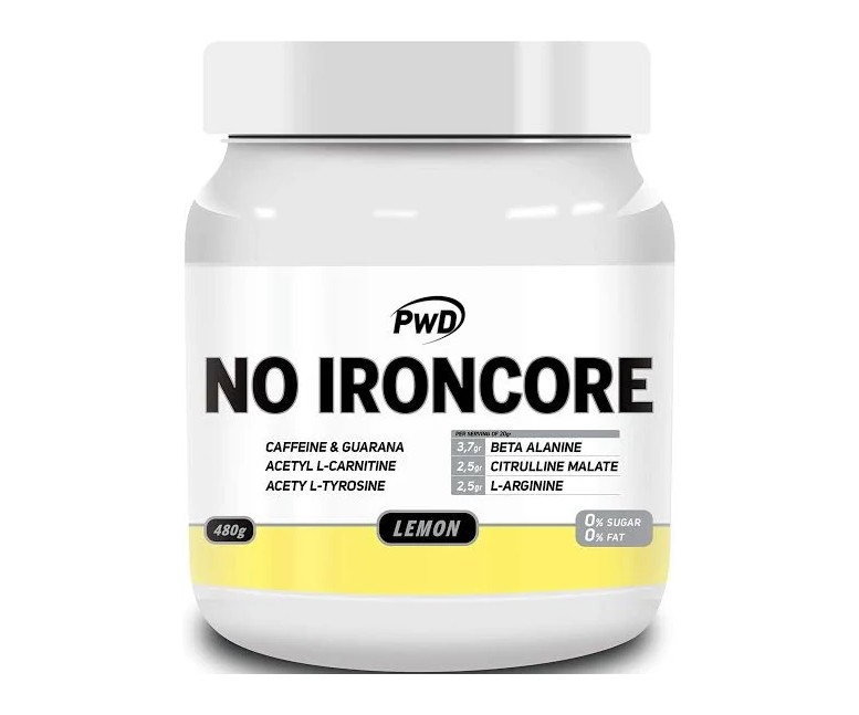 N.o. Ironcore Limón 480 gr Pwd