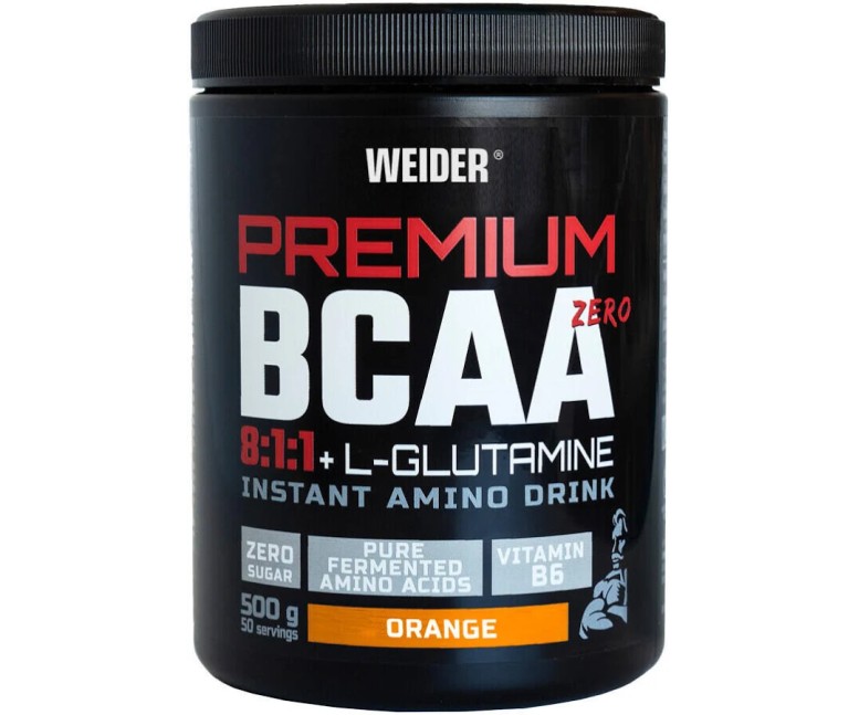 Weider Bcaa 8:1:1 +L-glutamina naranja 500 gr Weider