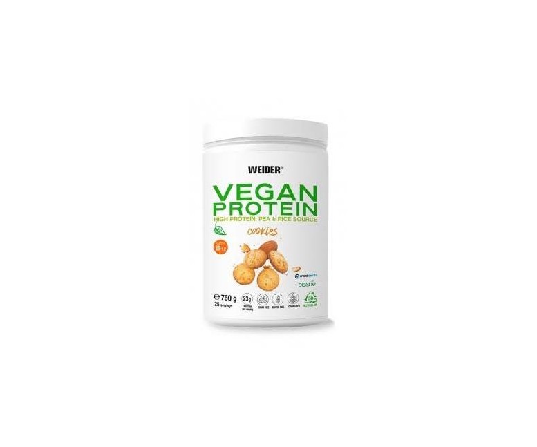 Weider vegan proteína cookies 750 gr Weider