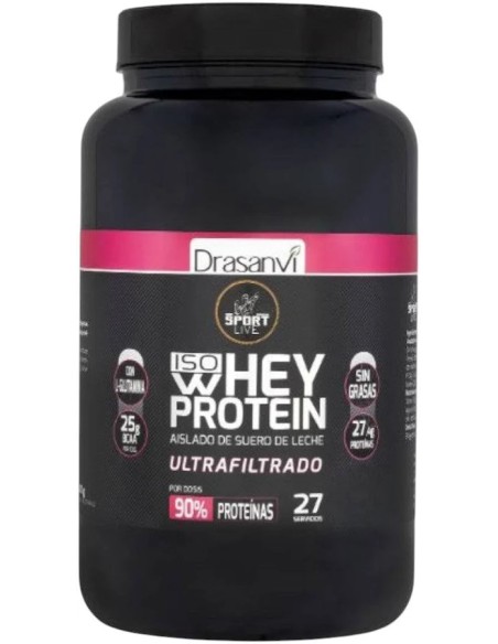Whey proteína aislado neutro Sport live 800 gr Drasanvi