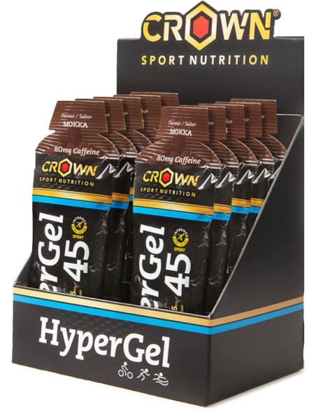 Hypergel 45 mokka + cafeína mokka cafeína 10 cap - 75 gr Crown Sport Nutrition