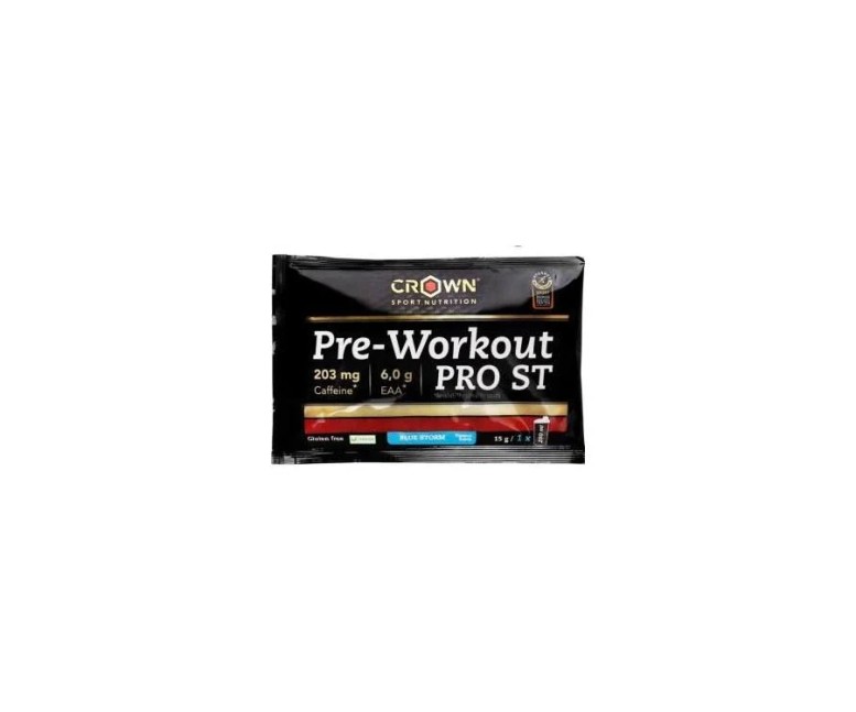 Pre-workout pro st blue storm 1 sobre - 15 gr Crown Sport Nutrition