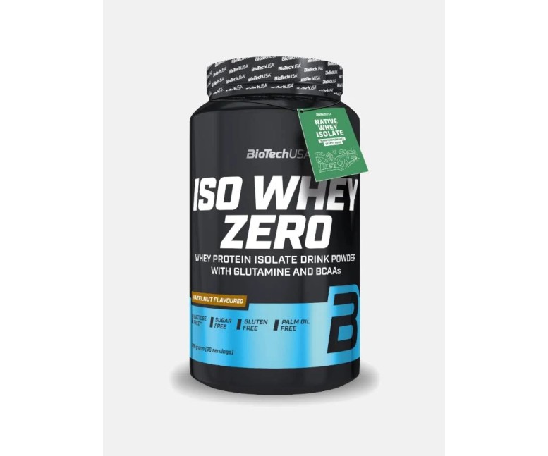 Biotechusa Isowhey Zero Lactose Free!!! Avellana 908 gr BioTechUSA