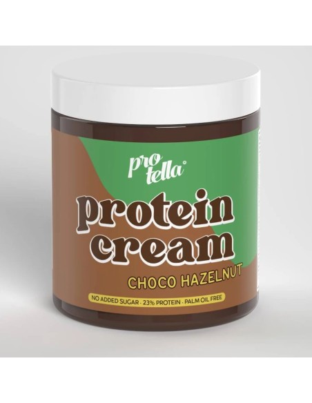 Crema proteica choco hazelnut sin azúcar añadido 250 gr Protella