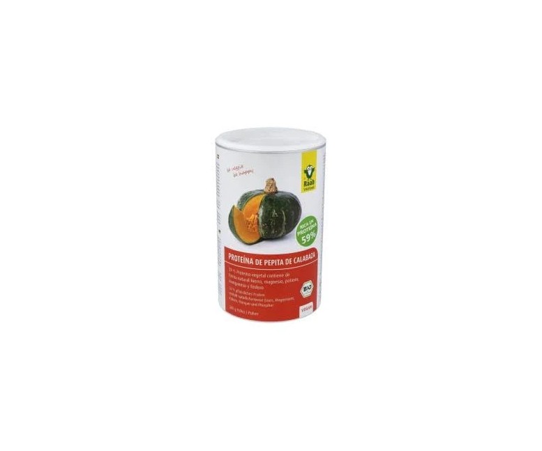 Proteína de pepita de calabaza bio sg vegan 500 gr Raab