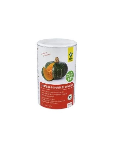 Proteína de pepita de calabaza bio sg vegan 500 gr Raab