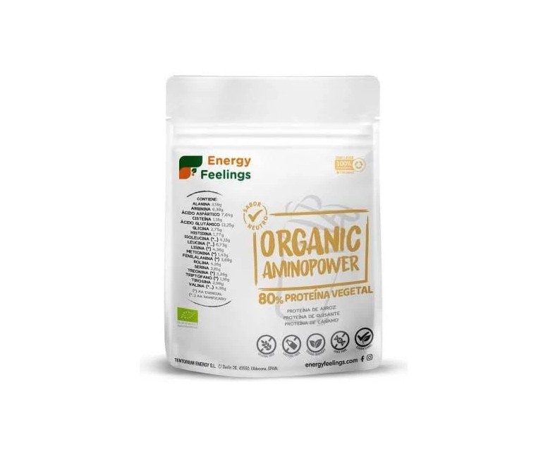 Organic aminopower neutro eco vegan sg 500 gr Energy Feelings