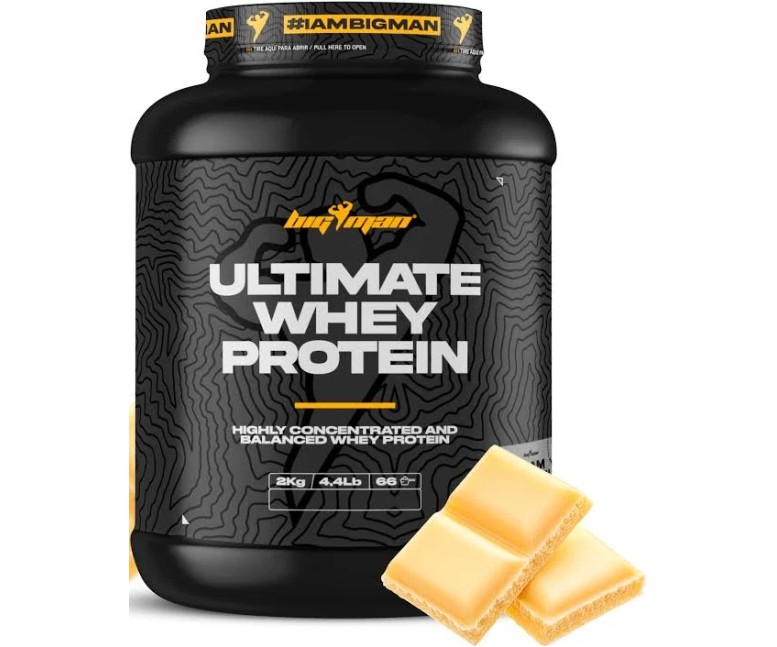 Ultimate whey proteína chocolate blanco 2 kg Bigman