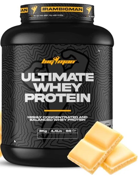 Ultimate whey proteína chocolate blanco 2 kg Bigman