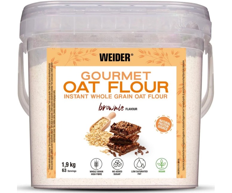 Weider harina de avena brownie 1,9 kg Weider