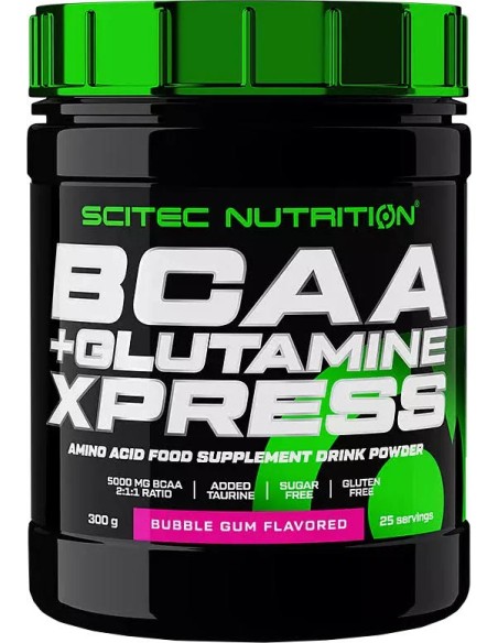 Bcaa+glutamine xpress manzana 300 gr Scitec Nutrition