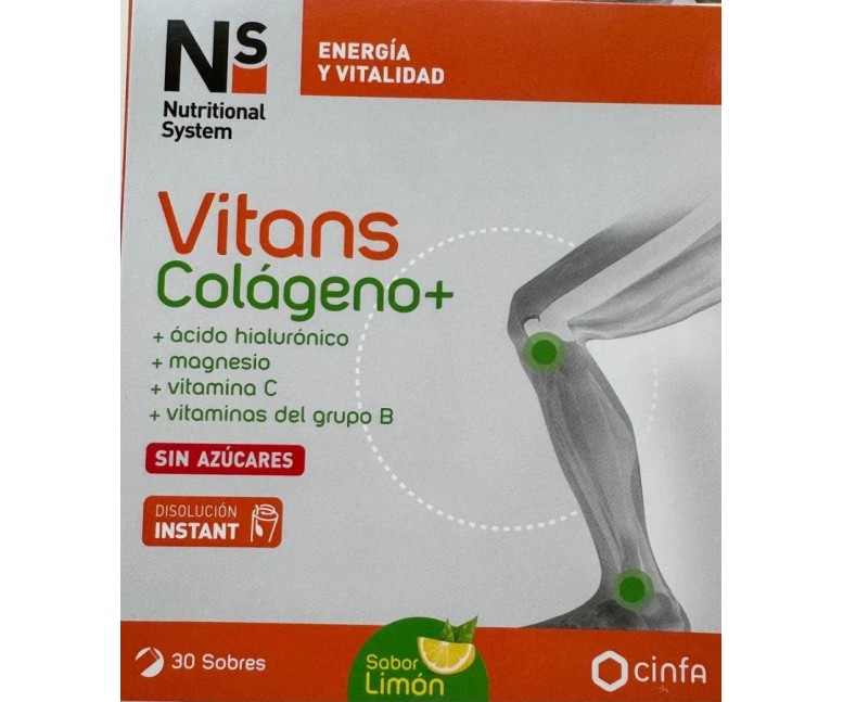Ns vitans colágeno+ limón 30 sobres NS