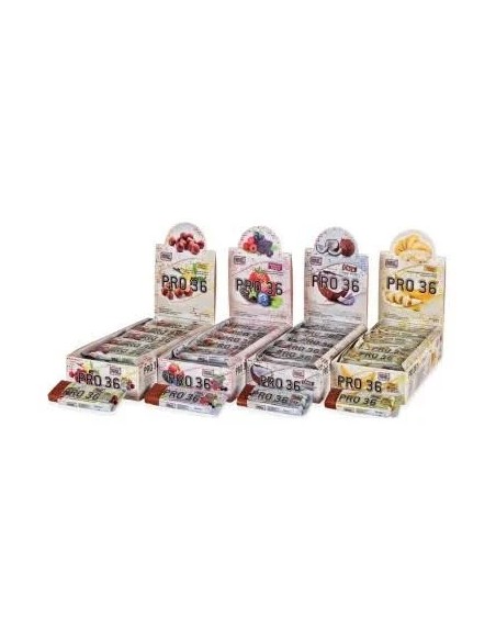 Pro 36 barrita proteica 36% f.bosque 24 uds - 35 gr Best Protein