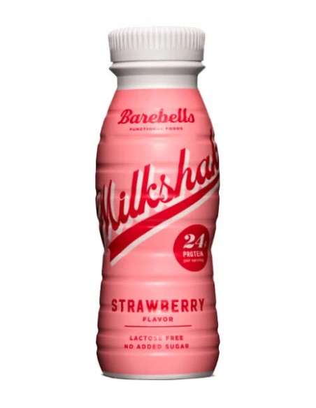 Bebida milkshake proteína fresa 330 ml BAREBELLS