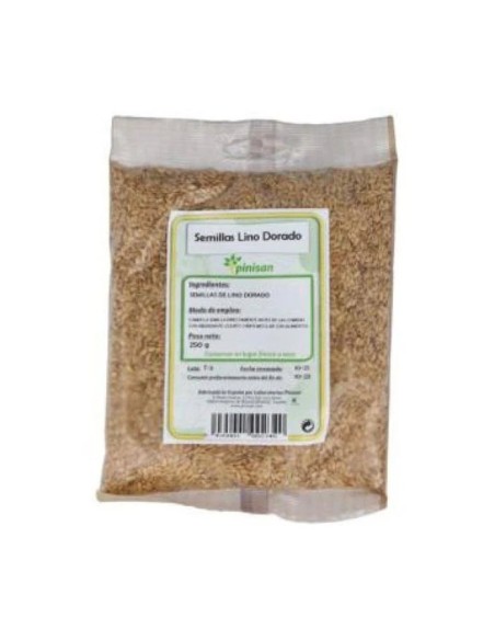 Semillas de lino dorado 250 gr Pinisan