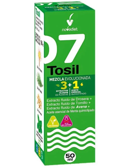 Tosil+aceite esencial menta mezcla evolucionada 50 ml Novadiet