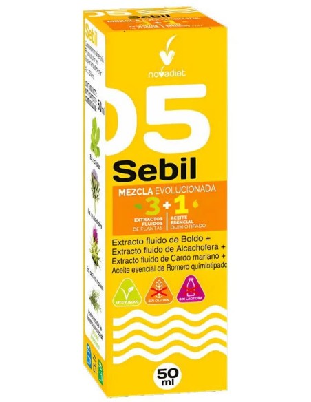 Sebil+aceite esencial romero mezcla evolucionada 50 ml Novadiet