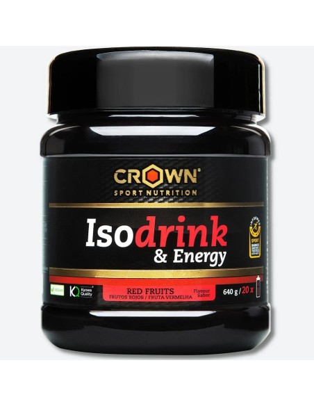 Isodrink & energy frutos rojos 20 tomas - 400 ml Crown Sport Nutrition
