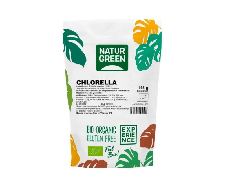 Experience chlorella bio 165 gr NaturGreen