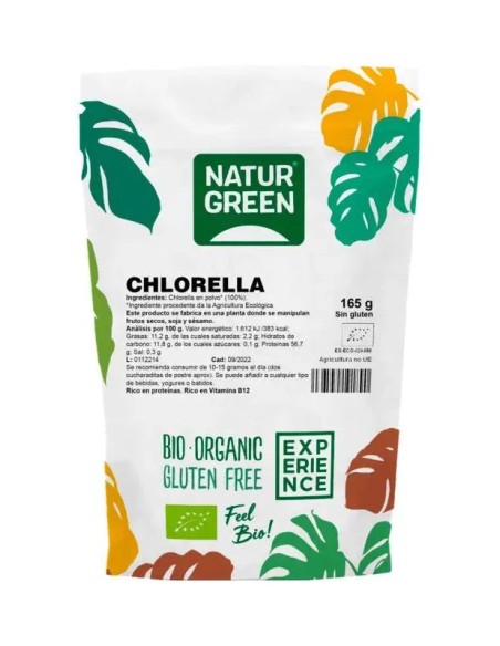 Experience chlorella bio 165 gr NaturGreen