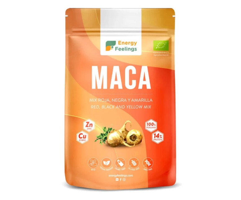 Maca polvo eco vegan sg 500 gr Energy Feelings
