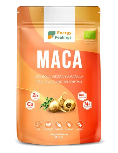 Maca polvo eco vegan sg 500 gr Energy Feelings