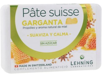 Paté suisse garganta caramelos goma
