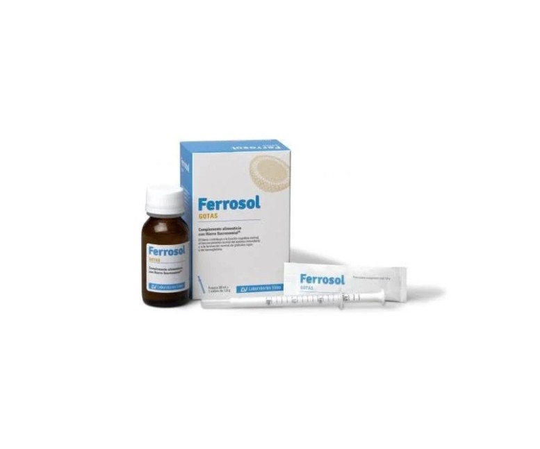 Ferrosol gotas + sobres 30 ml - 1,9 gr Ferrosol