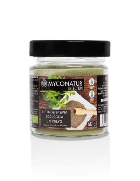 Hoja de stevia polvo eco 60 gr MyConatur