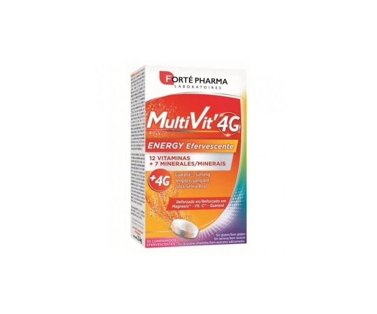 Multivit energía eferv. 30 tab - 4 gr Forte Pharma