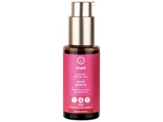 Aceite capilar rosa reparador cabello dañado