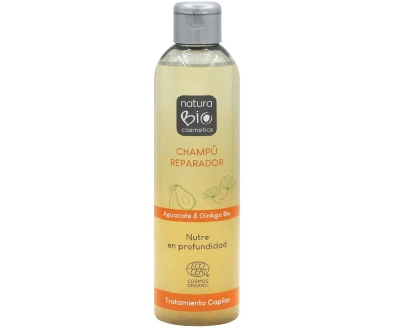 Champú reparador aguacate-ginkgo 250 ml NaturaBIO Cosmetics