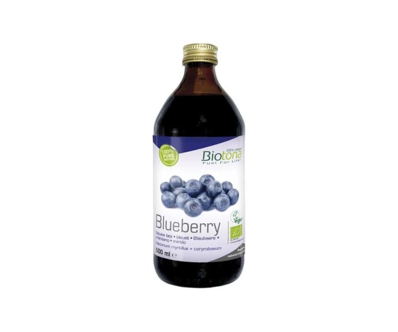 Jugo de mirtilo bio vegan 500 ml Biotona
