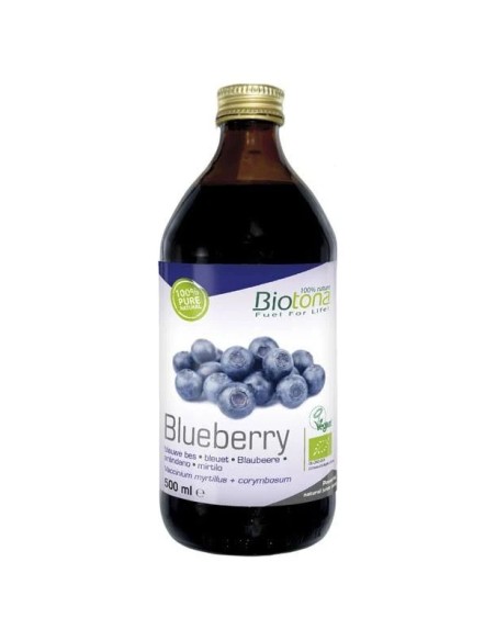 Jugo de mirtilo bio vegan 500 ml Biotona
