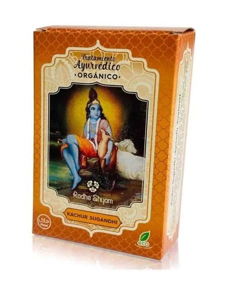 Tratamiento capilar ayurvédico kachur sugandhi 100 gr Radhe shyam