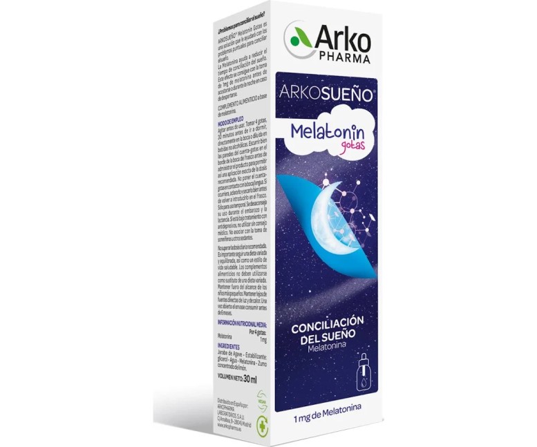 Arkosuño melatonin gotas 30 ml Arkopharma