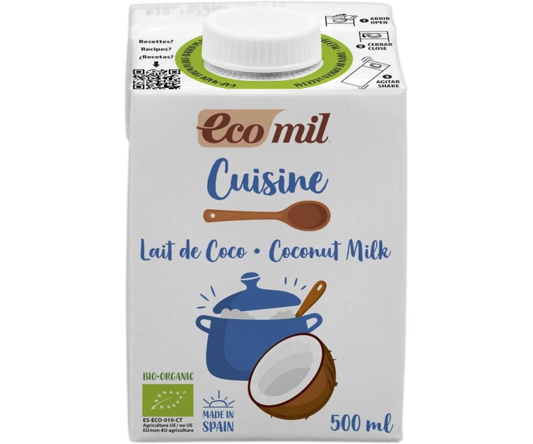 Ecomil cuisine coco cocina bio 500 ml Almond