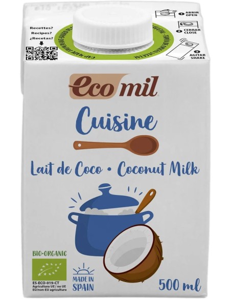 Ecomil cuisine coco cocina bio 500 ml Almond