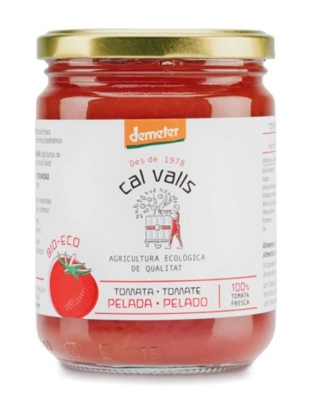 Tomate entero pelado Demeter 400 gr Cal Valls