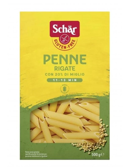 Macarrones penne sg 500 gr Schar