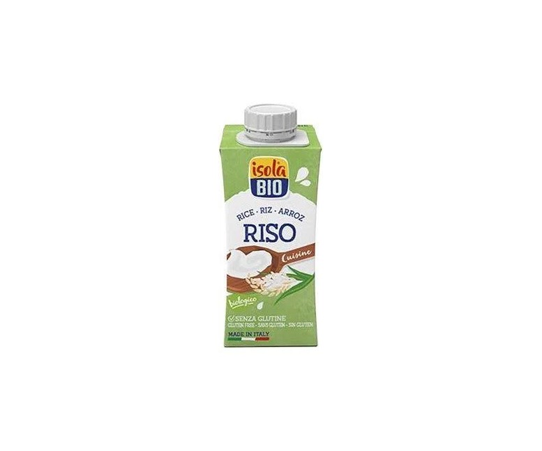 Crema de arroz bio 200 ml Isola