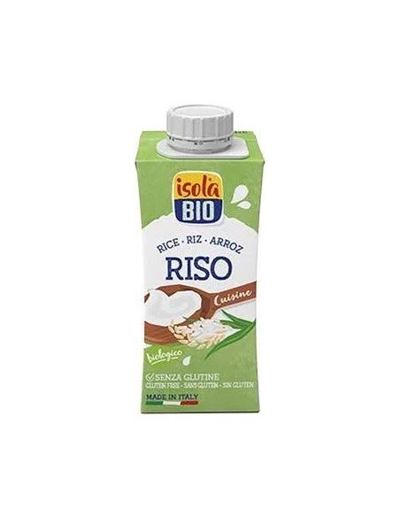 Crema de arroz bio 200 ml Isola