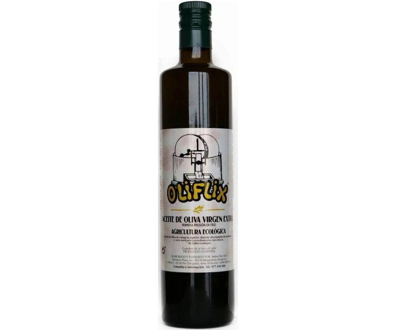 Aceite de oliva arbequina bio 750 ml Oliflix